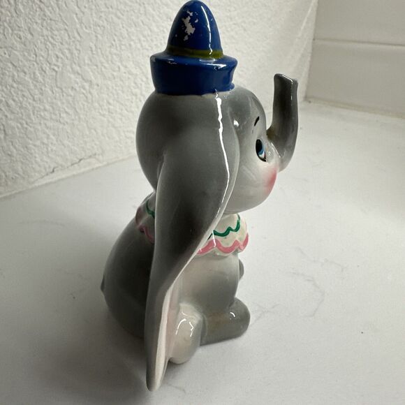 Vintage Walt Disney Porcelain Dumbo Figurine Gift Baby Room Decor - Picture 9 of 14
